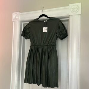 Faux Leather Zara Dress